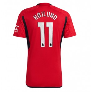 Manchester United Rasmus Hojlund #11 Domaci Dres 2023-24 Kratak Rukavima